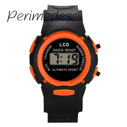 Reloj deportivo Digital analógico resistente al agua para niños, pantalla Led, correa de silicona, Reloj de pulsera electrónico, Reloj de moda