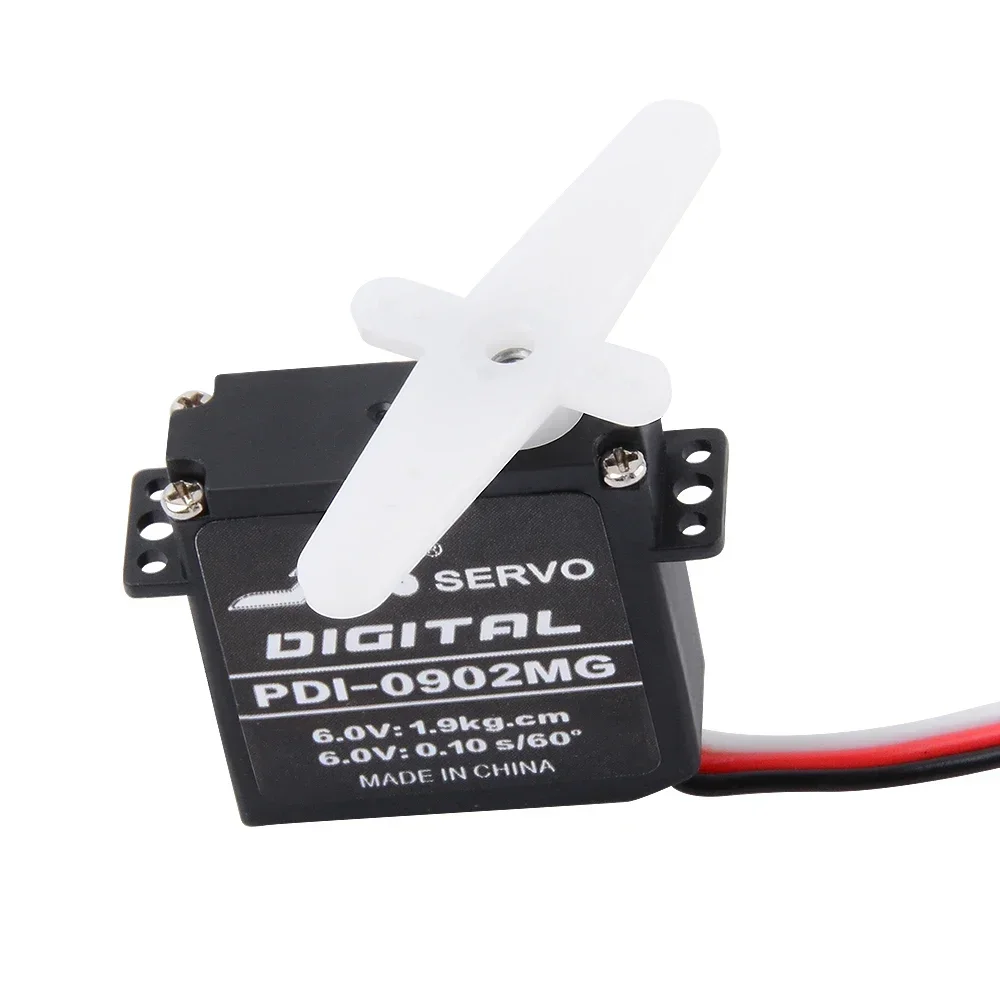 JX PDI-0902MG-Servo estándar Digital de alto Torque, 9,4g, 2,6 kg, para avión teledirigido, Robot y helicóptero