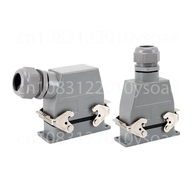 HDC-HK-4/8 Heavy Duty Linker 12-pin Rectangular Aviation Plug and Socket Industrial Waterproof Plug 80A