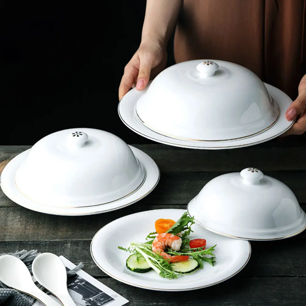 

1Set Premium Ceramic Storage Plate Multipurpose Serving Dish for Pizza Steak Desserts Breakfast Side Dishes French Style Western