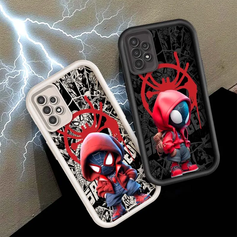 

Marvel Spider Man Cartoon For Samsung A73 A72 A56 A55 A54 A53 A35 A32 A25 A23 A21s A14 A05 5G Eye Ladder