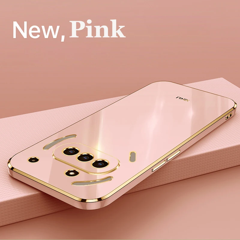 ل لا شيء الهاتف 3A تصفيح غطاء جل بولي يوريثان الترا سليم مطلي بالكروم حافظة ناعمة من البولي يوريثان ل لا شيء CMF Phione 1