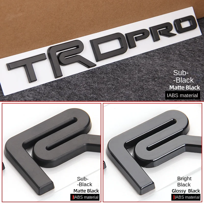 

1 шт. подходит для Toyota Tundra Superba TRD PRO сплит ABS гальваническая трехмерная модифицированная наклейка на кузов