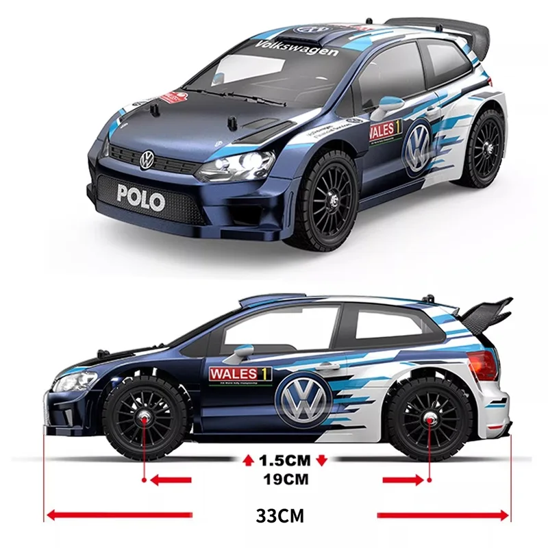 

MJX Hyper 14304 Официально лицензированная радиоуправляемая машина 1:14 с бесщеточным двигателем Volkswagen Polo R WRC, высокоскоростной раллийный внедорожник для гонок