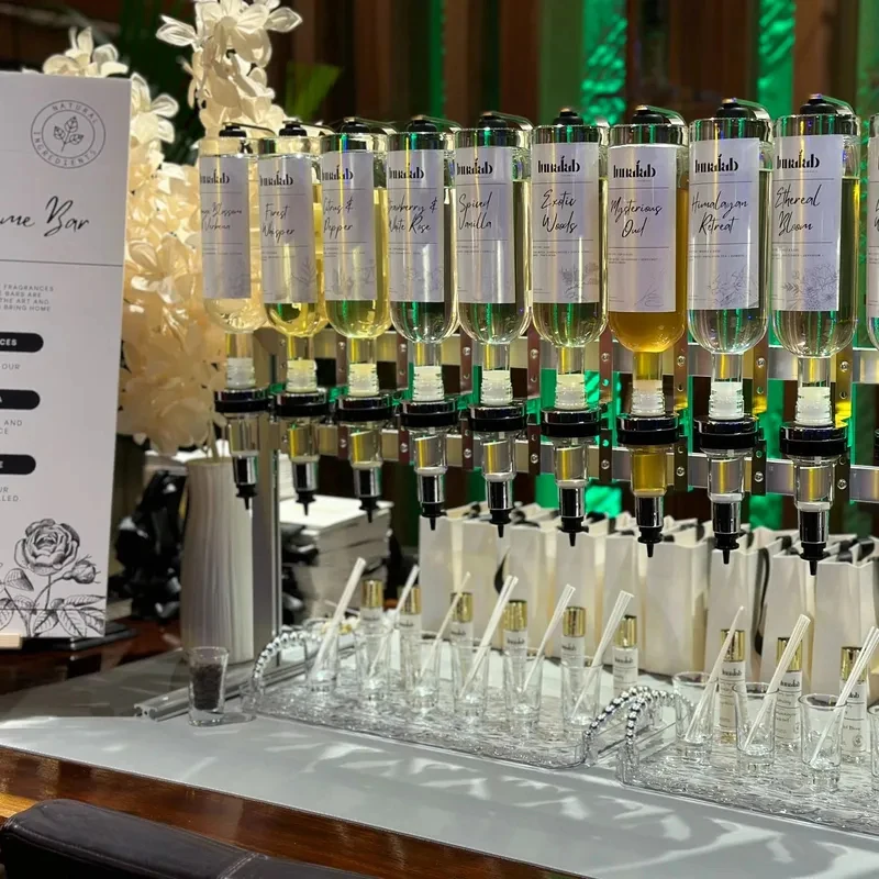 Newly Dened Dktop Wall-Hanging Bottl Peume Dispenser /0/ML Filling hine Wedding Decoration