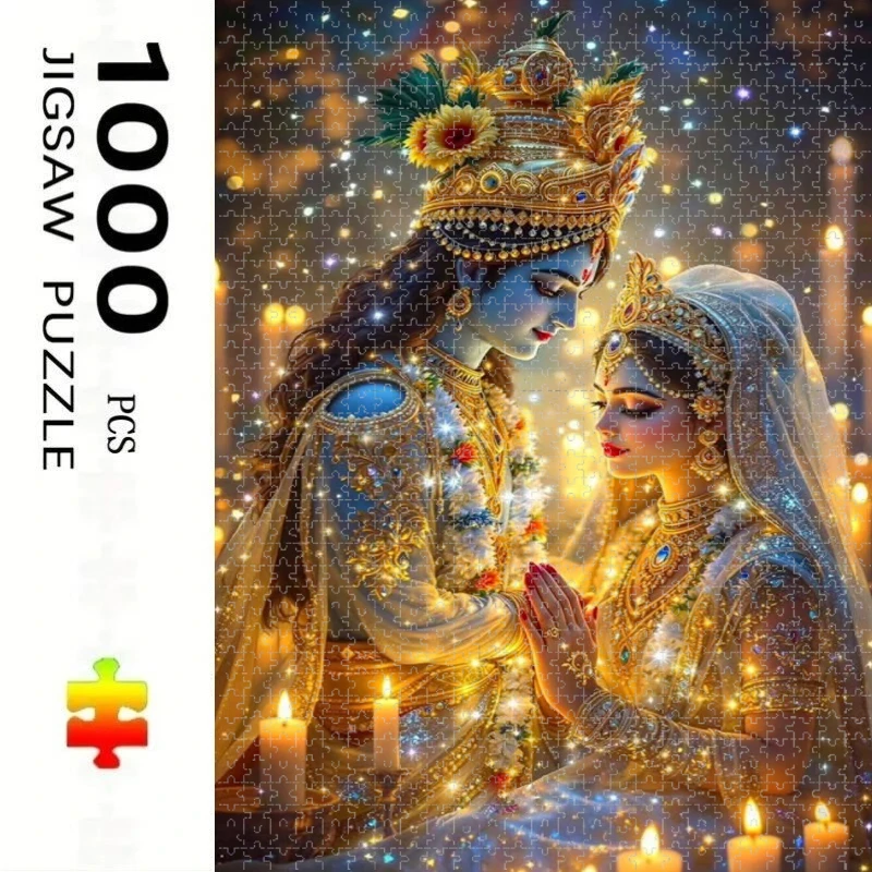 Party Games Indian - 500/1000/1200/2000 Elementów Puzzle Indyjski Pan Puzzle