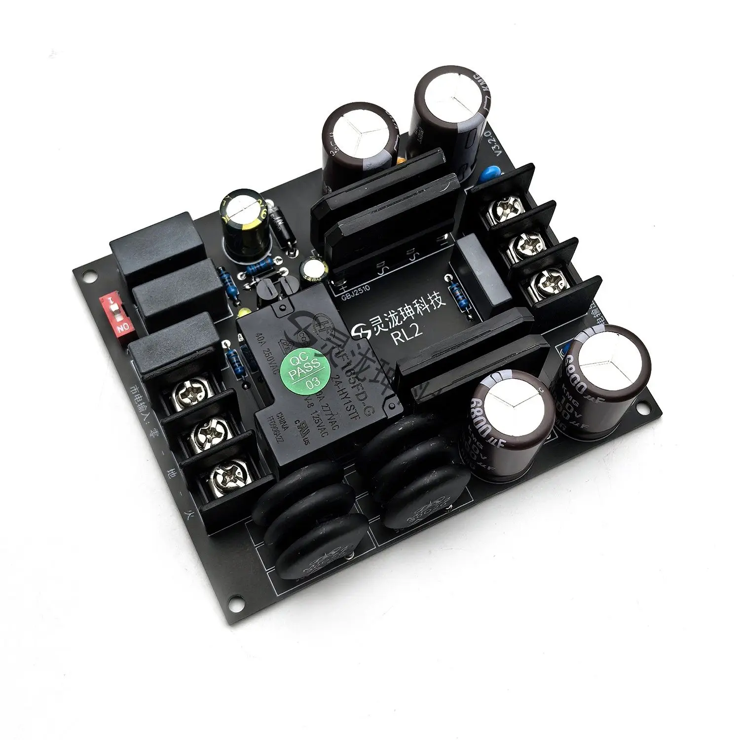 Afbeelding 5: Hoogvermogen Transformator Soft Starter Board Netstroom naar DC Board 110V-220V Klasse A Eindversterker Anti-shock Board