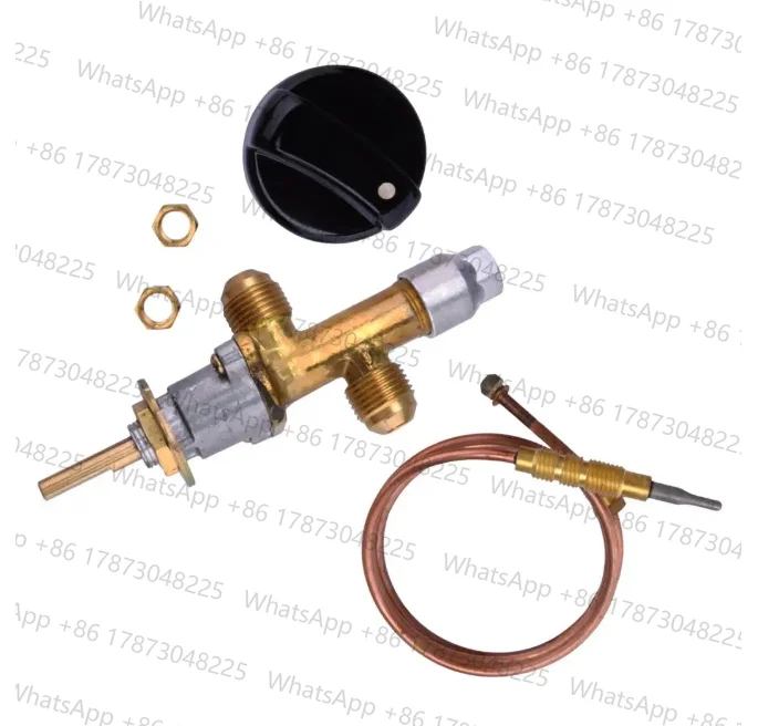 3/8'' LPG Propane Gas Fire Pit Safety Control Valve Kit Flame Failure Device Accessories New