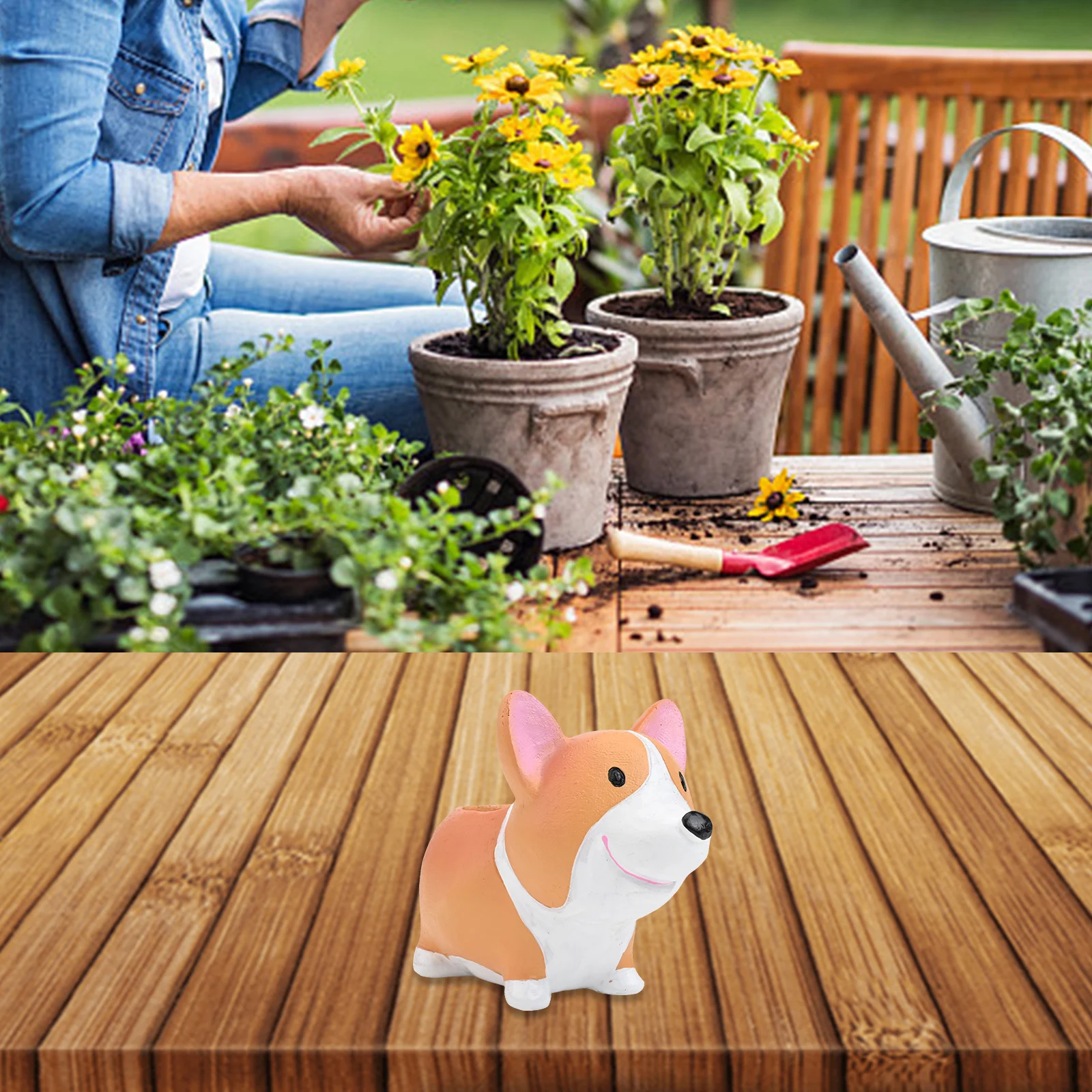 Decorative Flower Pot Home Garden Decorations Lovely Home Accents Versatile Use Garden Decoration For Home Decor
