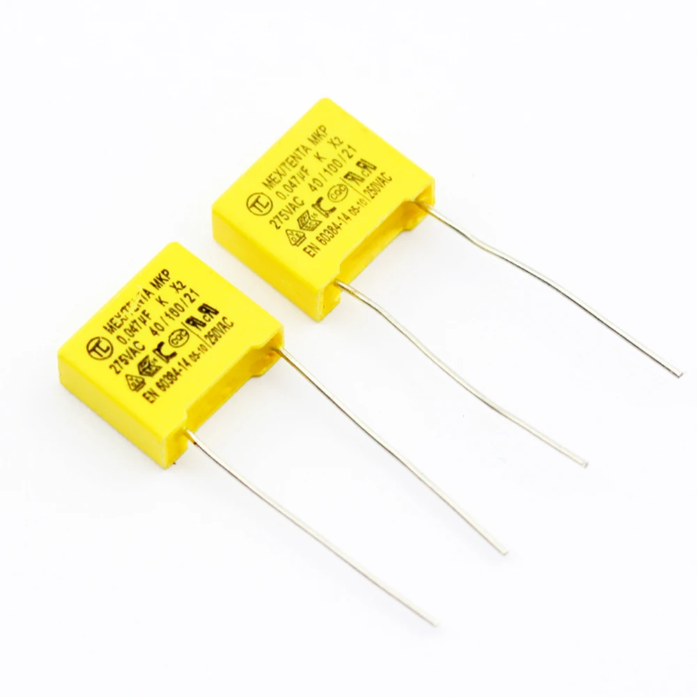 10Pcs 0.047uF 275VAC Radial Lead Safety Capacitors MPX X2