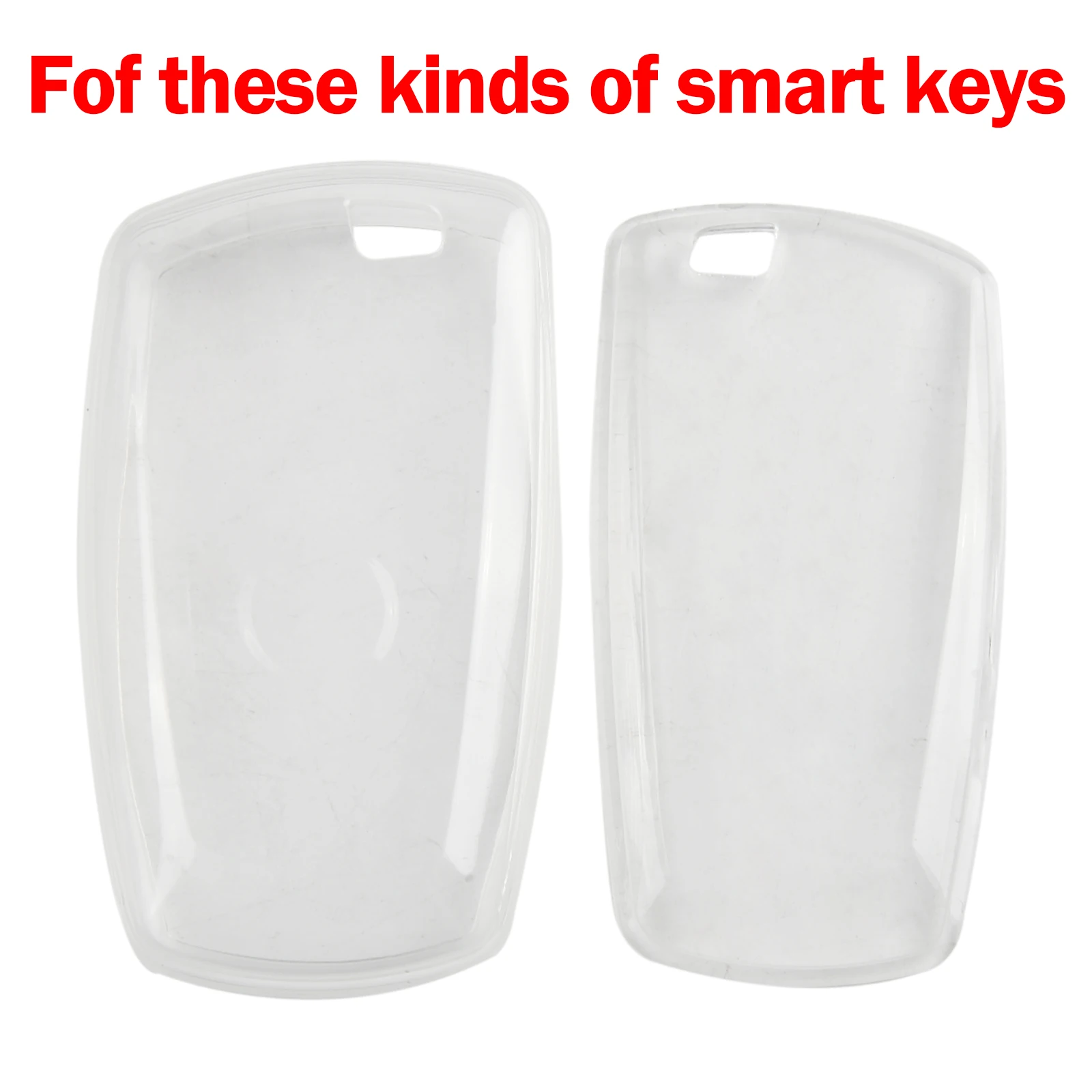 

For BMW 230i 320i 330i 430i 528i 535i Transparent Car Key Fob Cover Case TPU Light Thin Feel Anti-scratch Car Key Shell