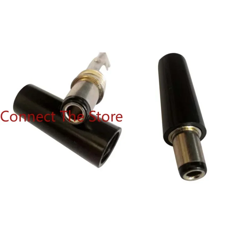 10PCS DC Power Adapter Plug 6.3*3.0*9.0 Male  6330 Wire Bonded White Cap Tube  Assembly Type
