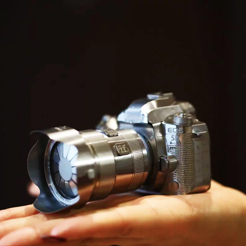 

Aipin полностью Металлическая ручная сборка 3D Трехмерная DIY Головоломка сборка модель камеры Canon новая модель