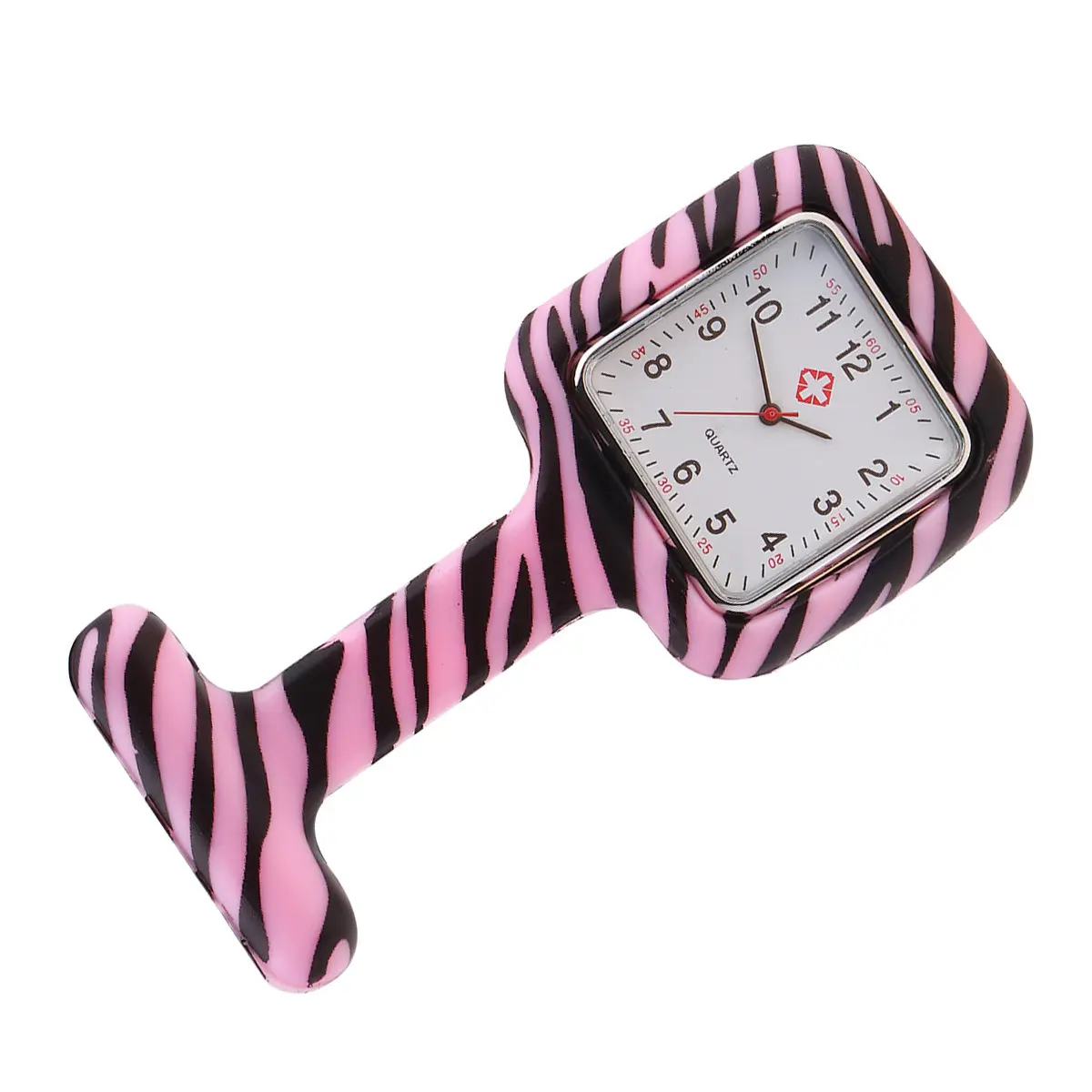 1Pcs Silicone Nurse Watch Durable Lightweight Small Design Exquisite Detail Clear Numbers Easy Time Reading Assorted Color
