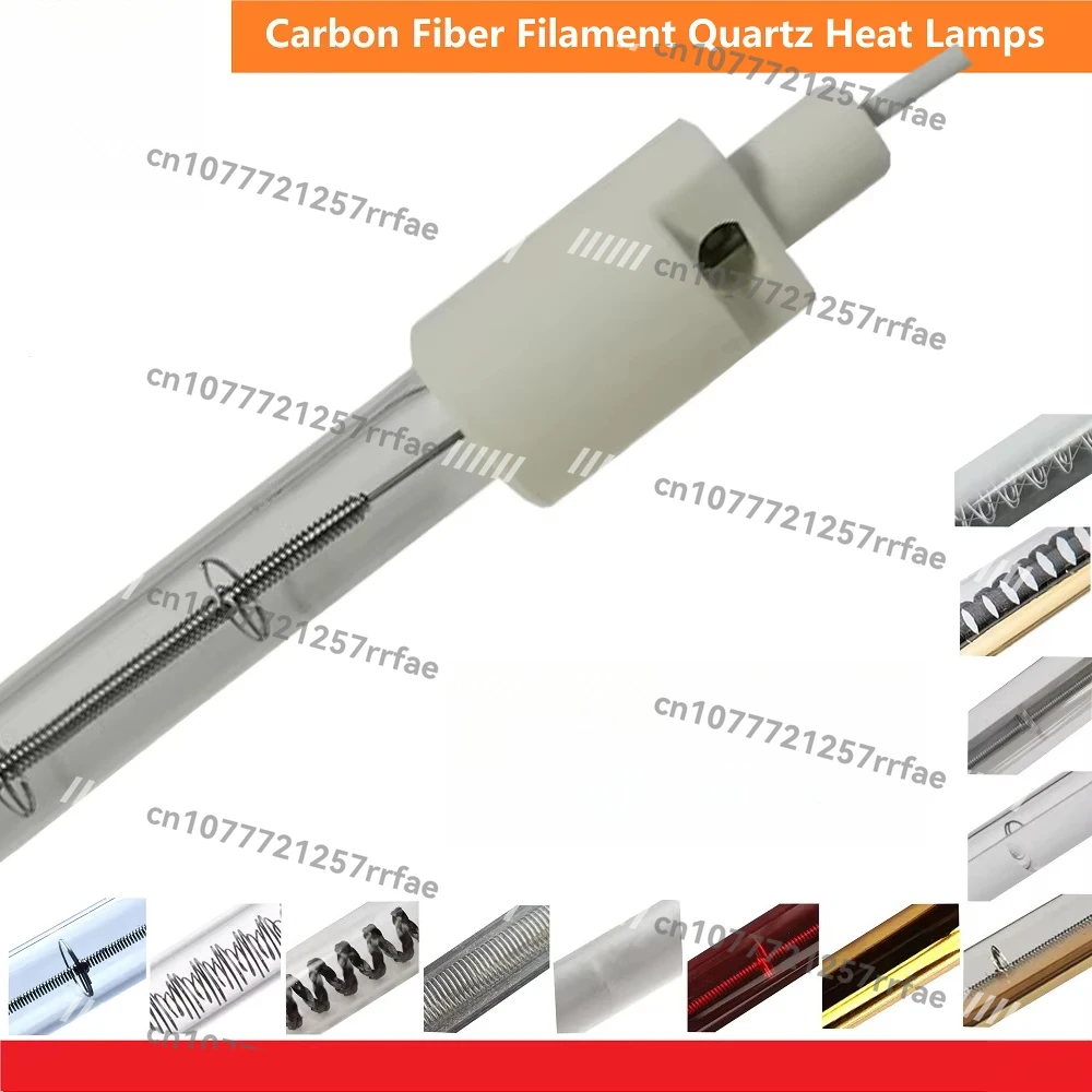 Infrared halogen quartz heating tube, quartz infrared heating lamp, suitable for blow molding machine
