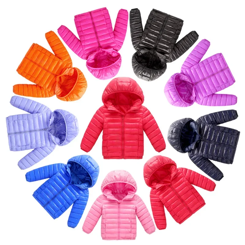 New Fashion Children Jacket Outerwear Boys and Girl Autumn Clothes Warm Down Hooded Coat Teenage Parka Kids Winter Clothing