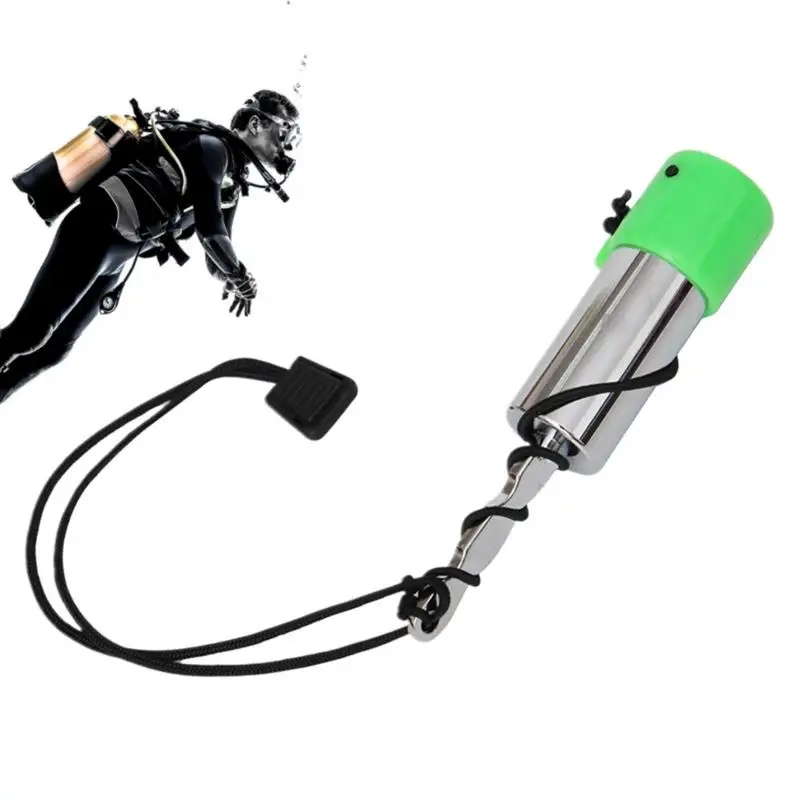 Scuba Noise Maker Scuba Diving Underwater Shaker sounder spare with Clip Rattle Stick for Scuba Diving Gear Scuba Accessories