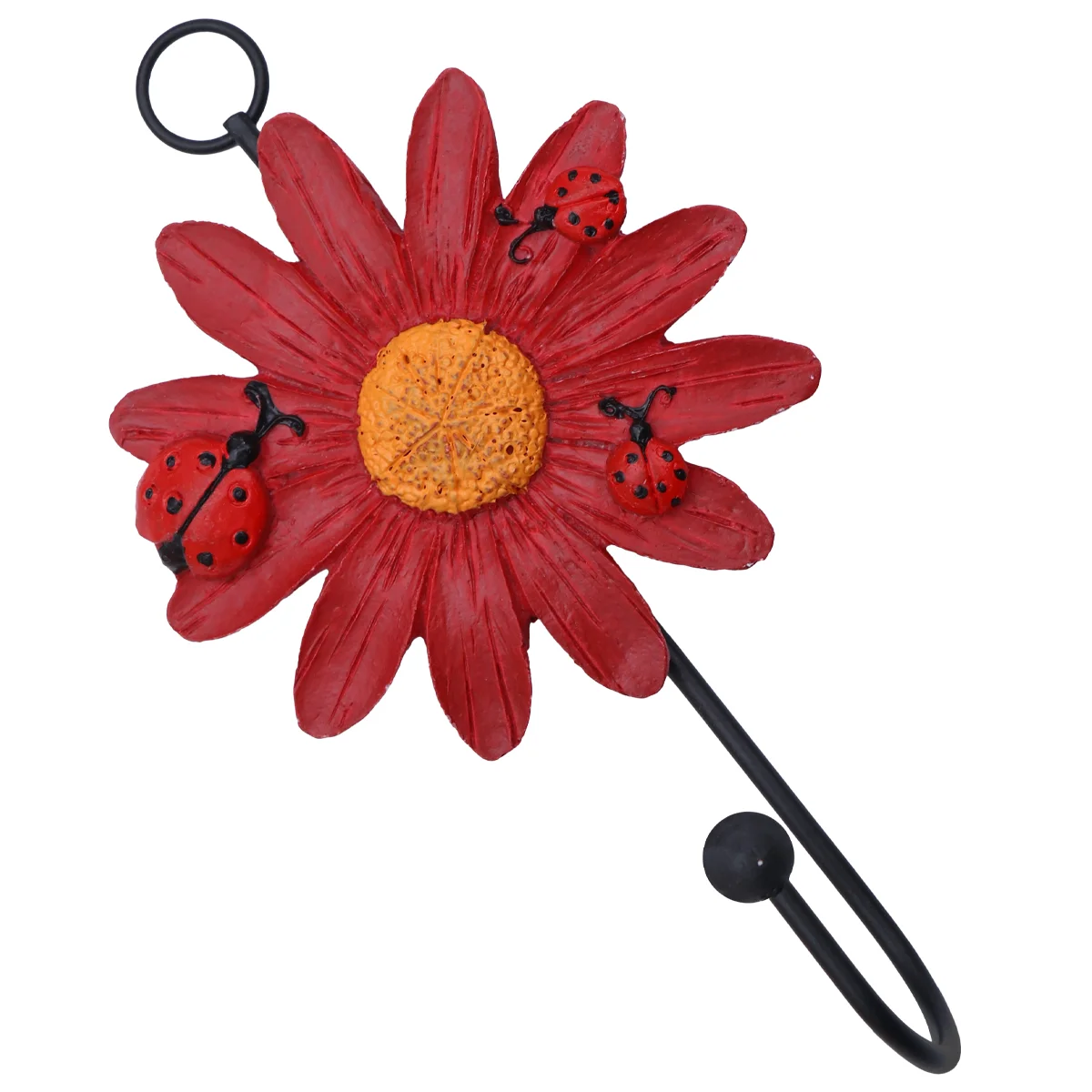 

4 Pcs Daisy Hooks Retro Decor Resin Vintage Home Wall Hanger Children's Room