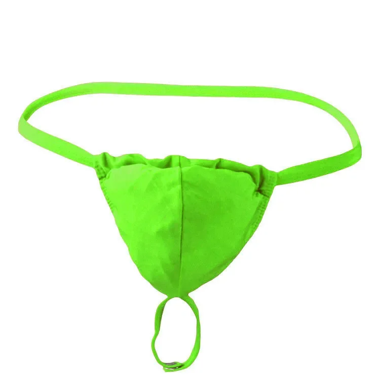 Men's T-Back Panties Thong Man Underwear Soft Tangas Lingerie Gay Male Jockstrap Underpants Sissy Low Waist G String Homme