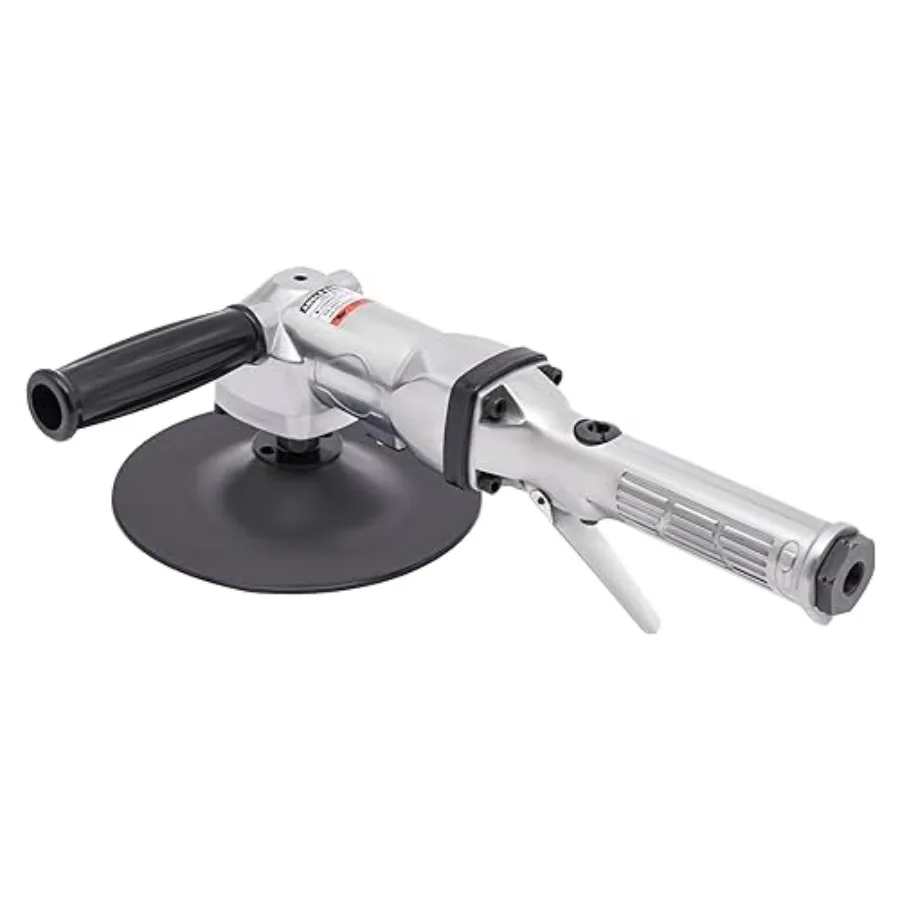 

Air Angle Grinder 7 Inch Vertical Pneumatic Sander Polisher and Buffer Air Random Orbital Sander Pneumatic Polisher 4000rpm