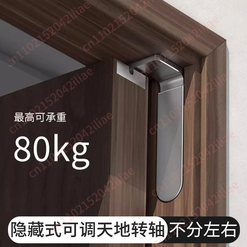 Invisible door hinge 3D adjustable stainless steel heaven and earth hinge up and down shaft