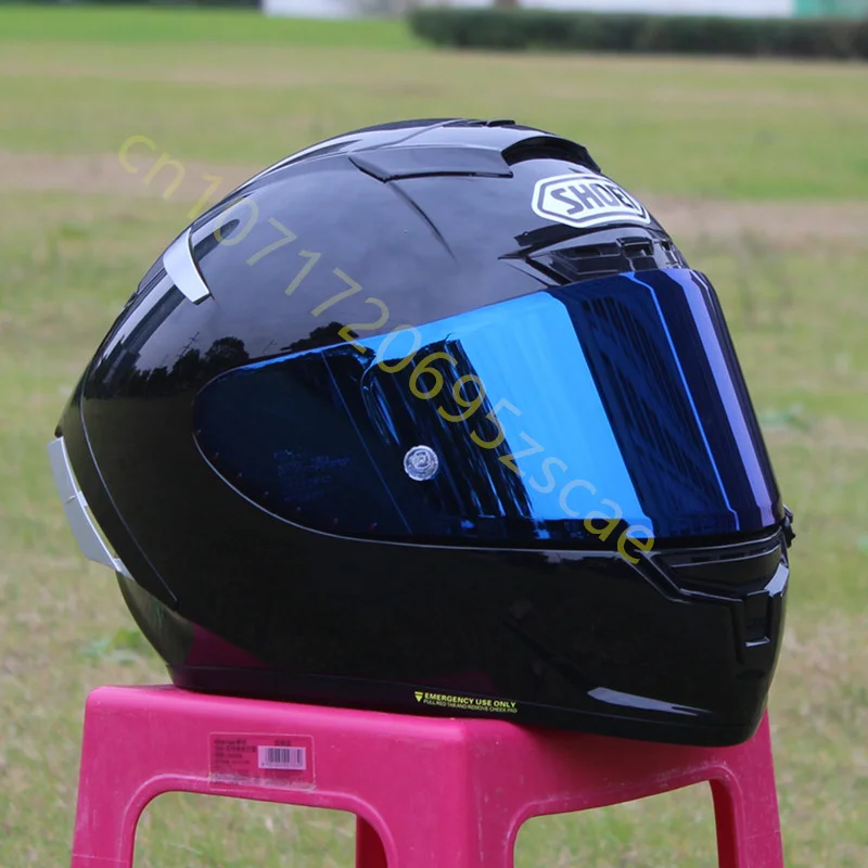 Motorcycle Full-face Helmet SHOEI X-14 Helmet X-SPIRIT III X-Fourteen Sports bicycle racing helmet Bright Black,Capacete