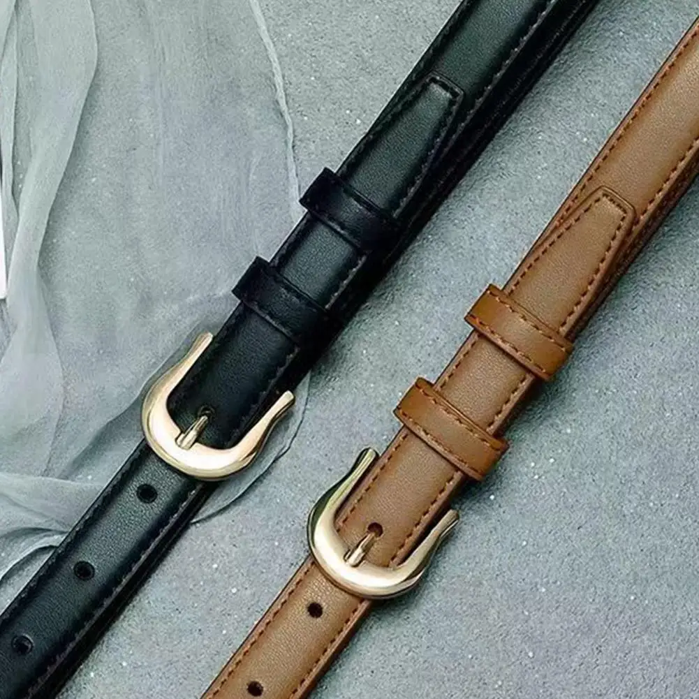 أحزمة فاخرة للنساء موضة حزام أسود بني حزام بنطلون نسائي للجينز حزام خصر للسيدات فساتين هدية الكريسماس #6