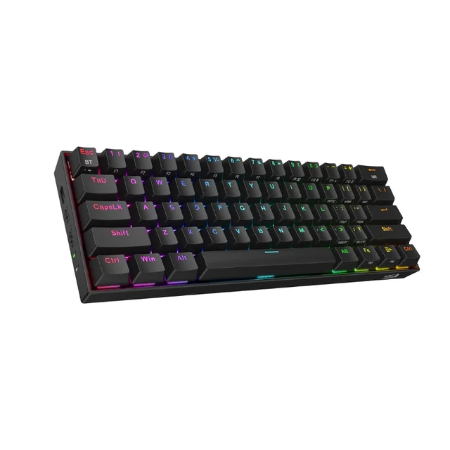 Redragon K530 Pro Draconic 61 Tasten 60% Wireless RGB 100% Hot-Swap Socket Mechanische Tastatur Bluetooth/2,4 GHz/Kabel-3-Mode