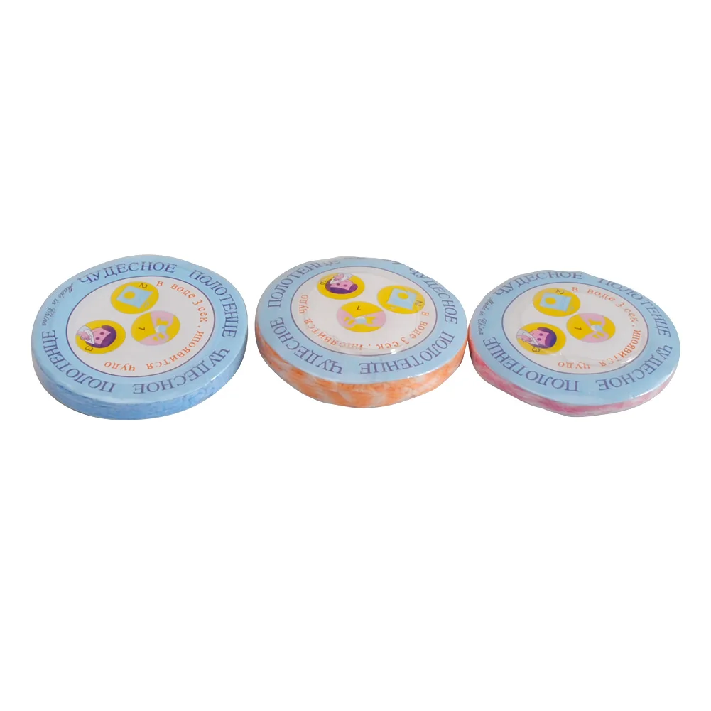Feian Non Disposable Compressed Towel Traveling Portable Non-woven Eco Towel Color:Sent in Random