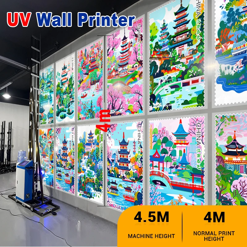 TH-UP200 Plus ثلاثية الأبعاد آلة طابعة نافثة للحبر بالأشعة فوق البنفسجية طابعة حائط عالية الدقة للصور الواضحة طابعة نافثة للحبر للجدارية