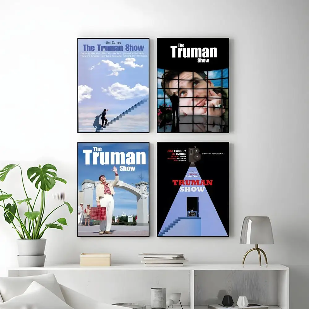 Movie The T-Truman S-Show Poster HD Versatile Waterproof Wall Decor Self Adhesive Perfect for Any Room & Ideal Gift