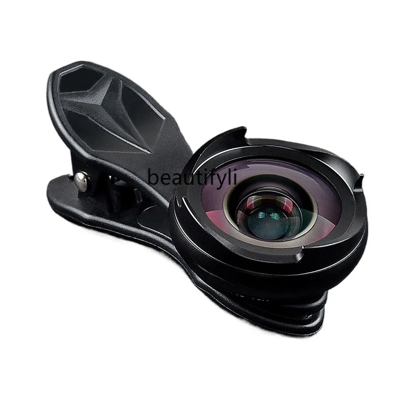 

Mobile phone lens, new non-distortion, no dark angle, wide-angle macro 2-in-1 set, universal SLR external