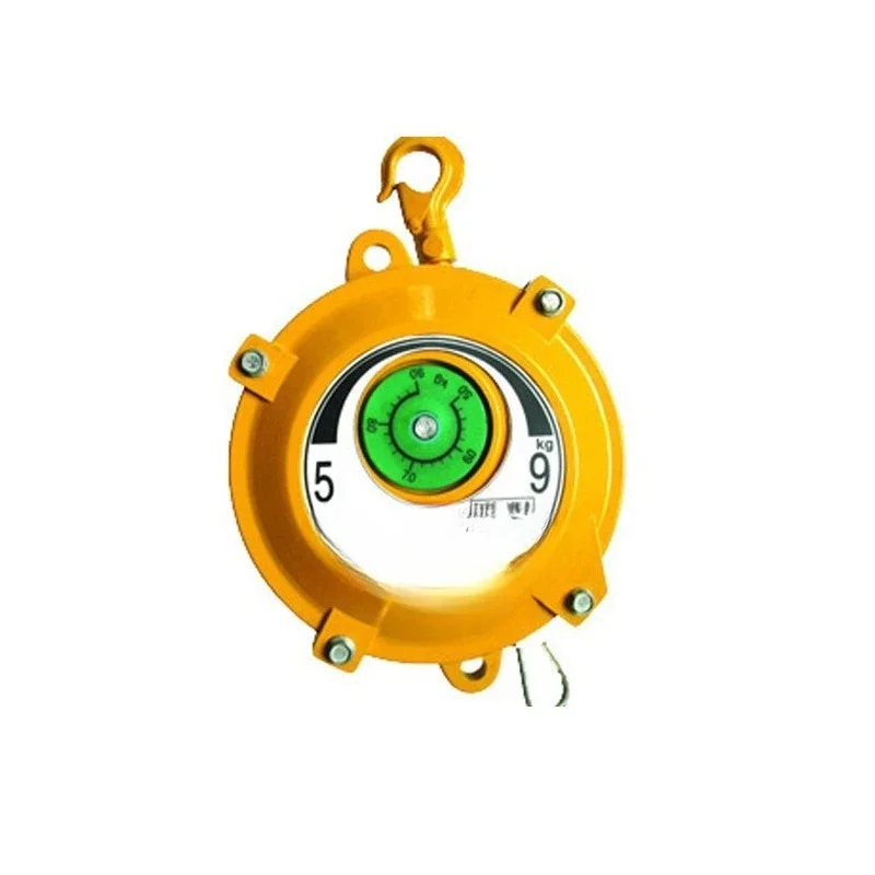 

Spring balancer with self-locking puller