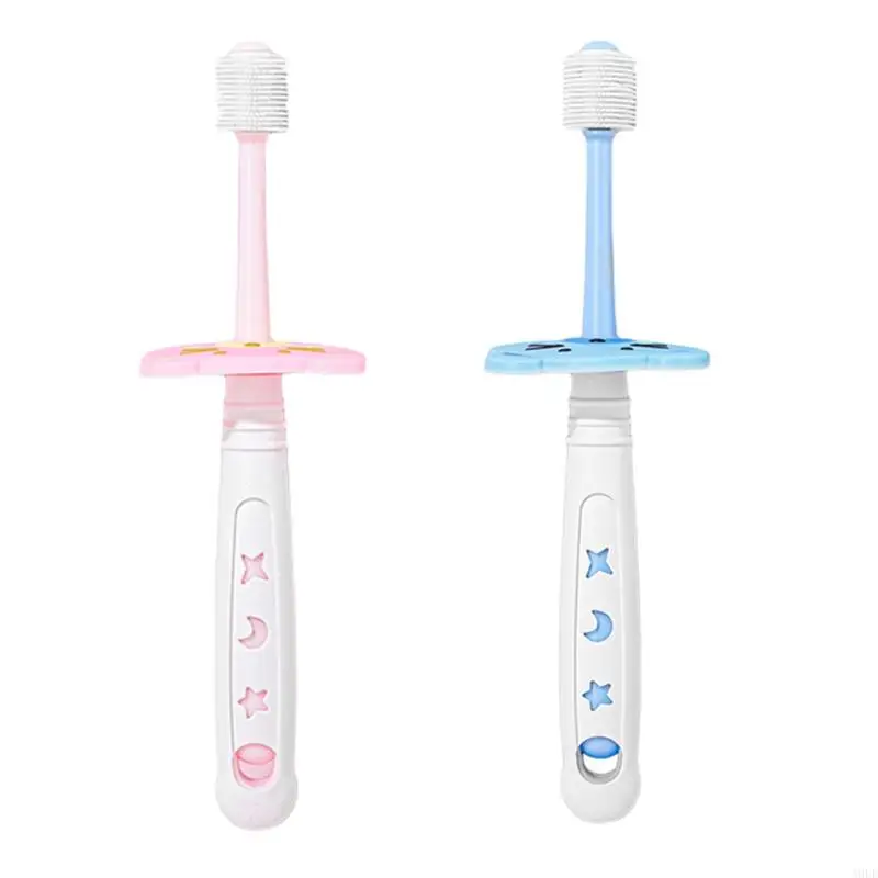 

A9LE Baby Toothbrush 360 Degree for Nano Teethbrush Soft Bristles 1-6 Years Old Children Toothbrush Dental Care Cleaning Tool