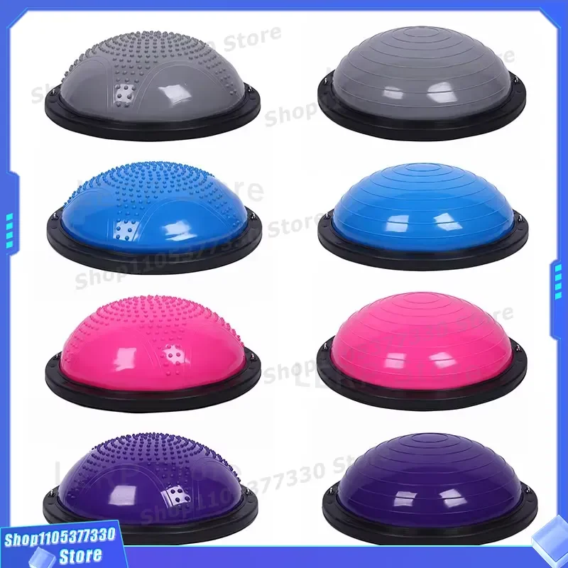 Matte Wave Speed Ball Thickened Explosion Proof Foot Fitness Balance Yoga Pilates Massage Point Exercise Equipment for Home