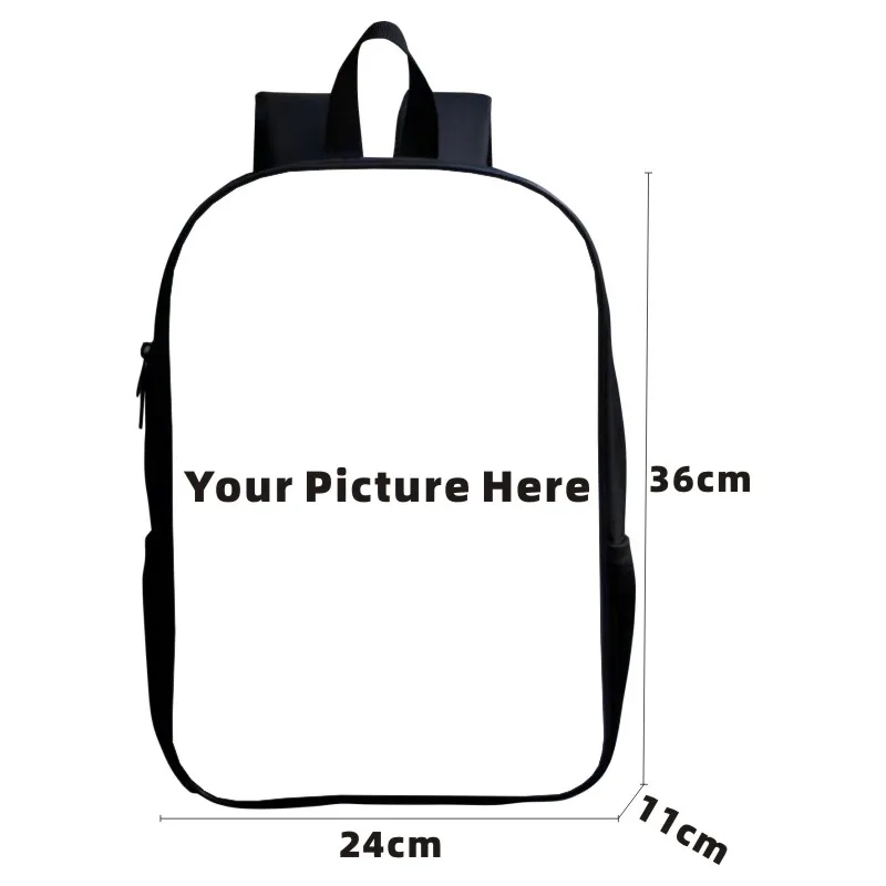 14 Inches New Arrival Digital Printed Backpacks with Customizable Patterns Kids School Bags for Girls and Boys Shoulder Bag