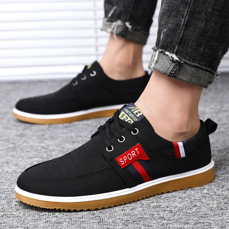 Canvas Shoes Men Spring Summer Classic Loafers Men Casual Shoes Breathable Walking Flat Men Shoes Sneakers tenis masculino