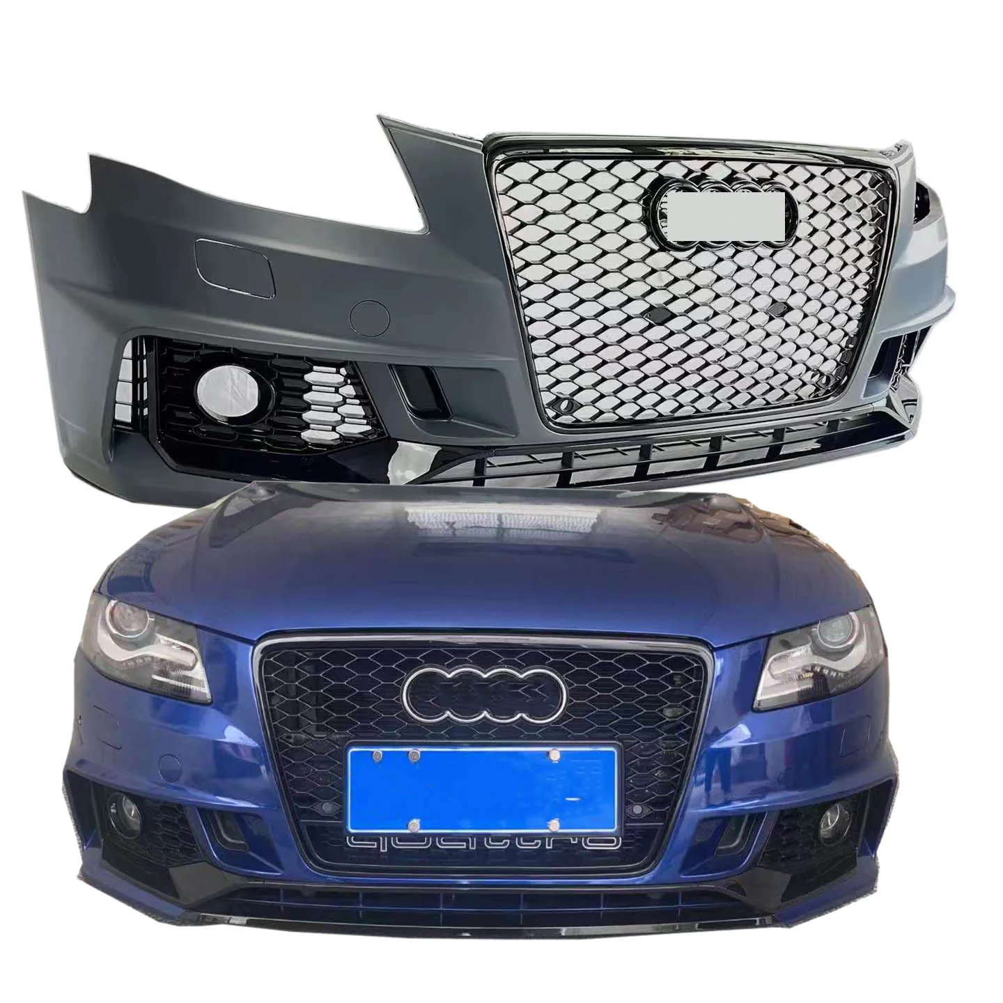 

Front Bumper for Audis RS4 B8 Car Bodykit 2008-2012 Auto Parts A4 B8 Body Kit Upgrade to B9 Style RS4