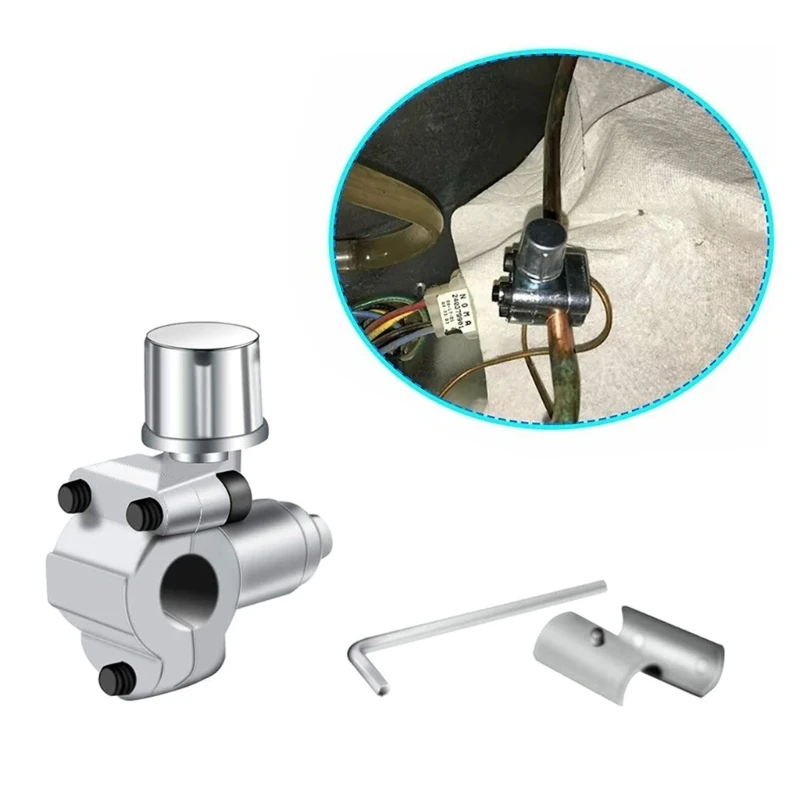 Needle Valves Metal Piercing Valves set Auto Air Conditioner Valves Needle Conditioning Maintenance for R134a