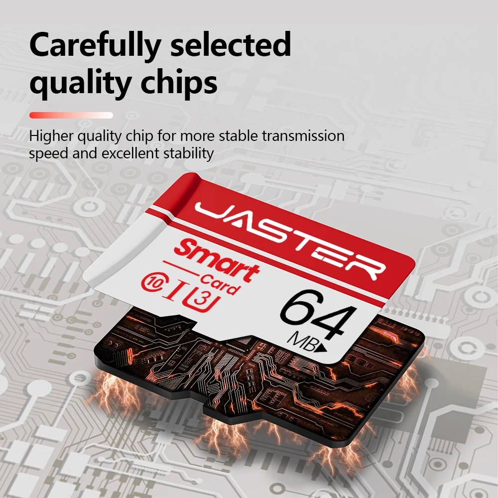 CLASS 10-U3 TF/SD Card 64MB 128MB 256MB 512MB Memory Card Flash Class 10 Support Mobile Phones UAV Etc Card Reader