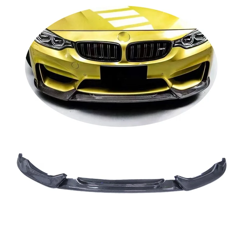 

Спойлер-накладка на передний бампер Dream Garage VRS из карбона для BMW F80 F82 F83 M3 M4 2014-2019