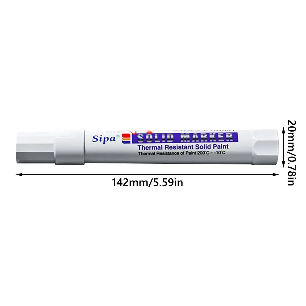 Solid Paint Pen High Temperature Resistant Oil-based Ink Marker Pen Waterproof Solid Paint Marker - view 6