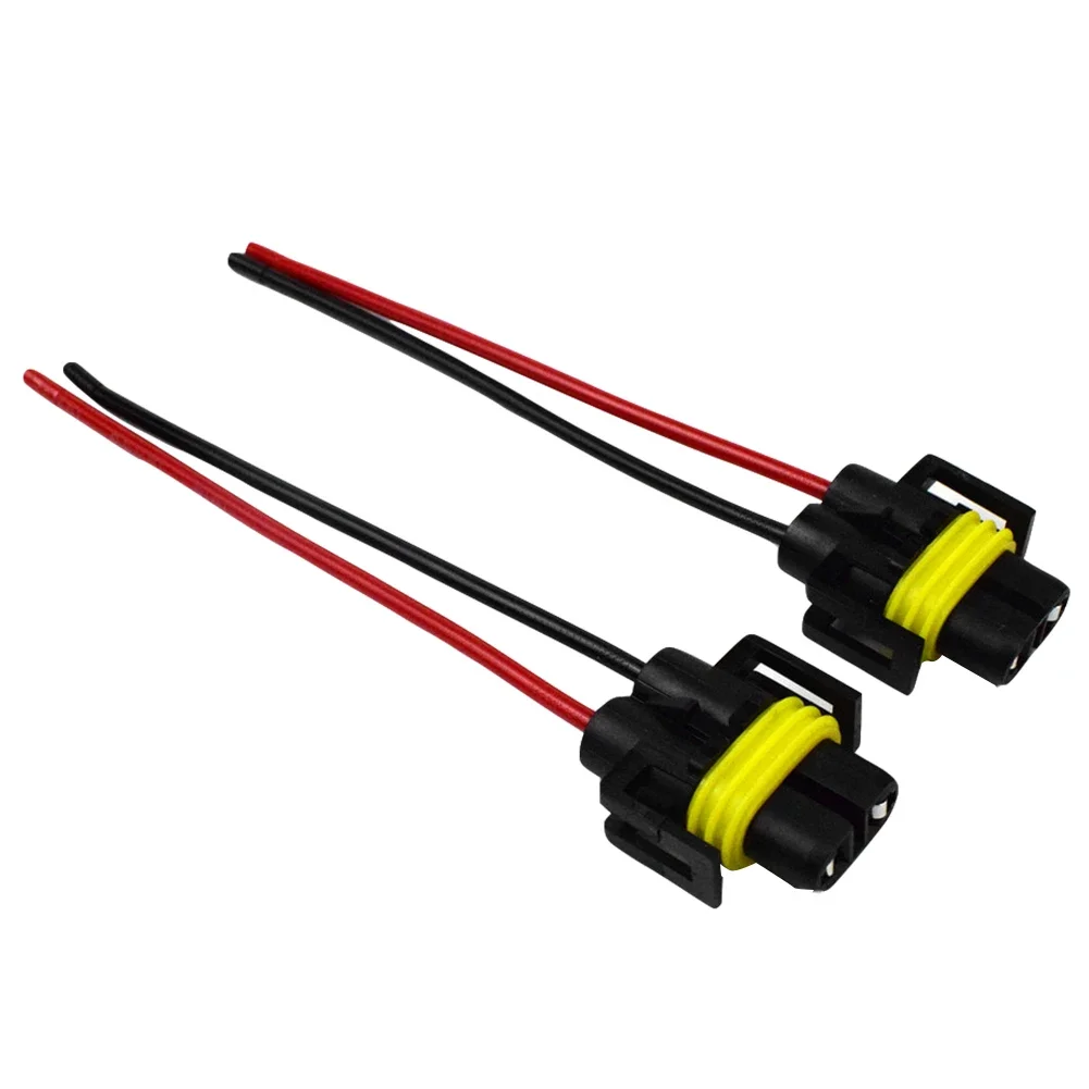 20-2PCS Car Light Bulb Socket Connector H8/H9/H11 Bulb Socket Female Adapter 12-24V H8/H9/H11 Headlights Lamp Sockets Adapter