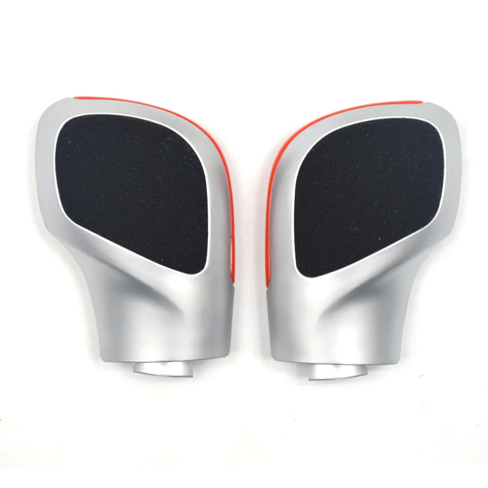 DSG Handball Matte Silver Suede Red Edge Three Piece Set For VW Golf 6 7 R GTI Passat B7 B8 CC R20 Jetta MK6 GLI