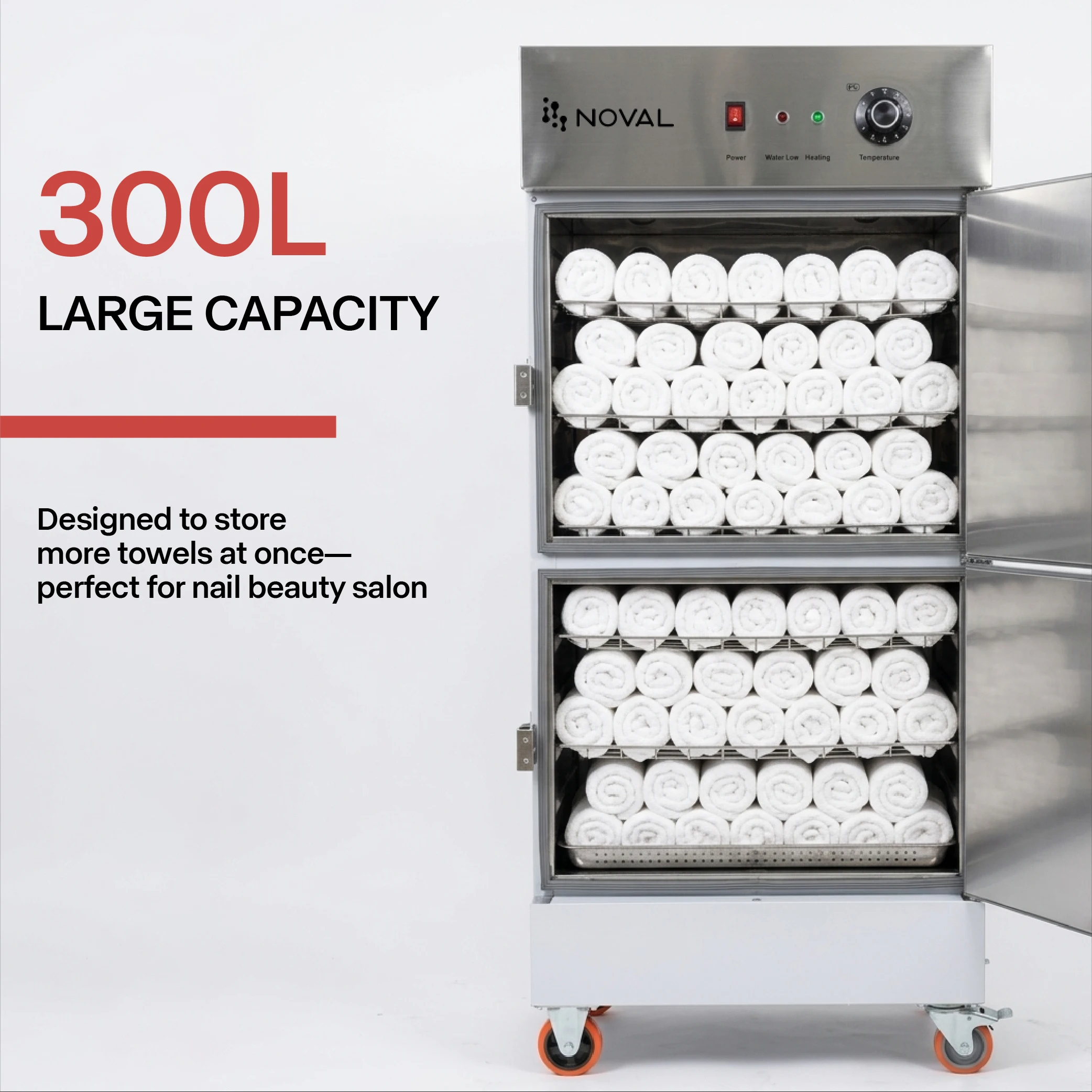 Professional Electric Auto Refill 300L Large Towel Steamer Commercial Hot Towel Steamer Warmer Cabinet for Nail Beauty Salon