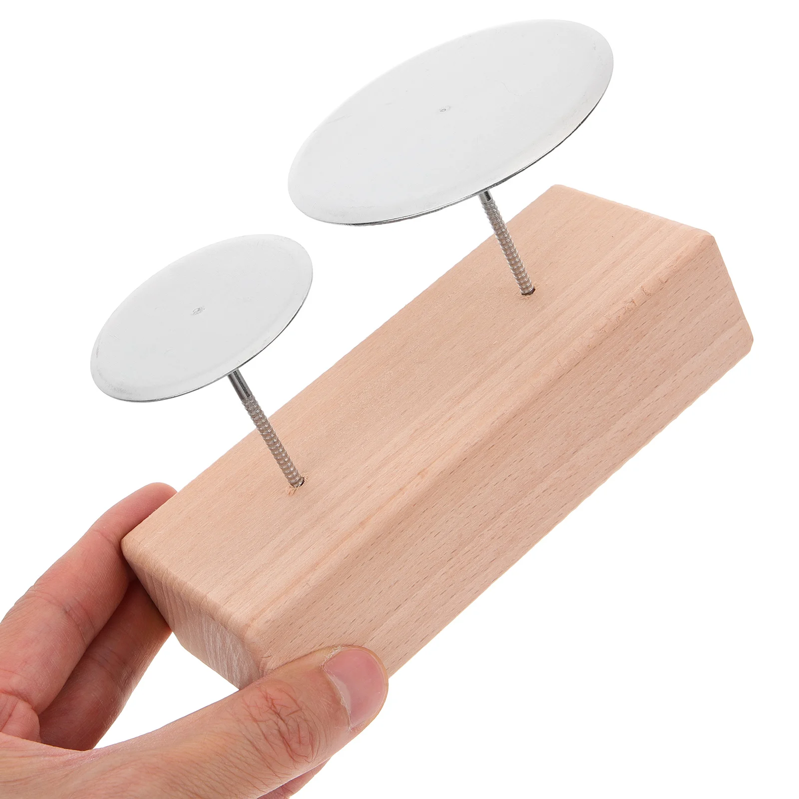 

1 Set Of Nail Display Base Wooden Carving Flower Bases Wood Flower Nail Holder For Cake Decorating Baking Tools Kitchen