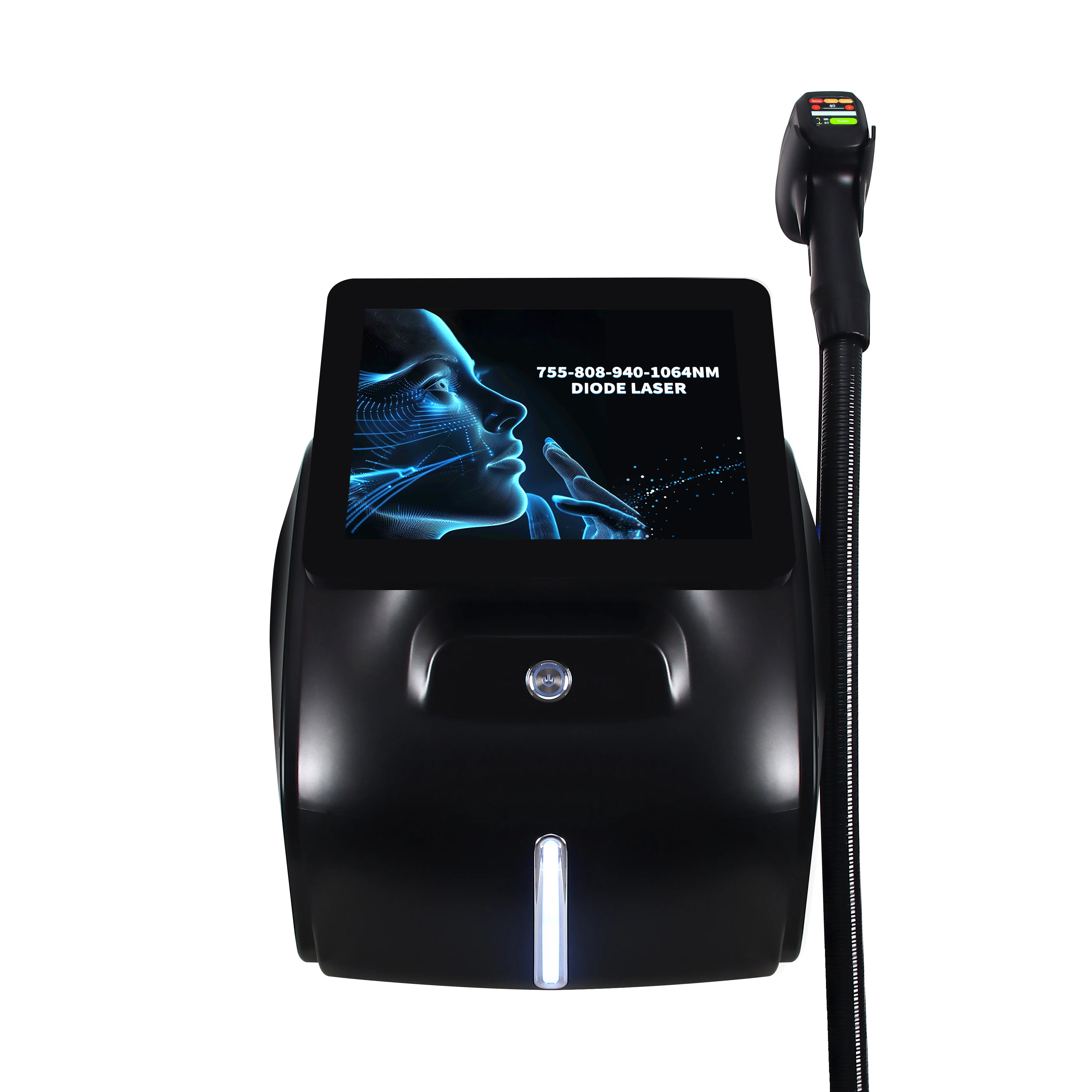 أحدث المهنية 4 موجة ماكرو قناة إزالة الشعر ديود إزالة الشعر بالليزر آلة التيتانيوم لإزالة الشعر بالليزر إزالة الشعر