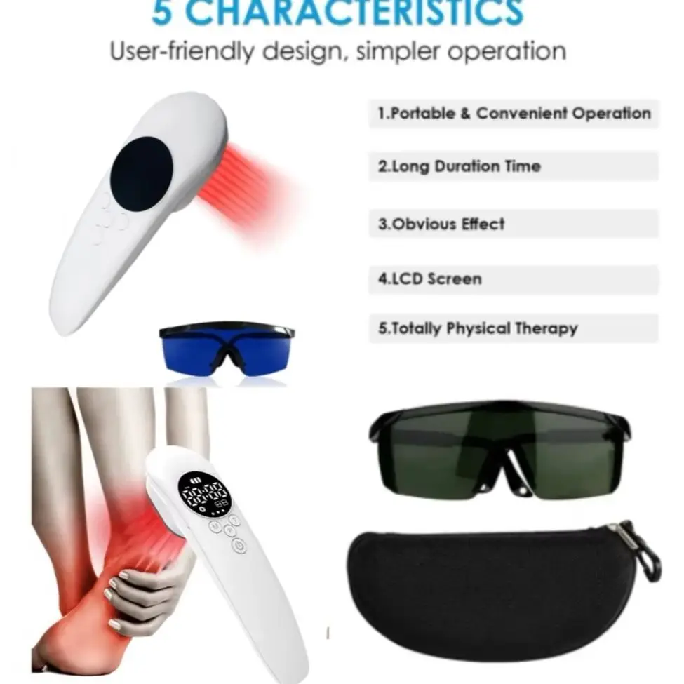

Best Sale 2025! CE Certified Red Light Laser Therapy Device for Pain Relief Arthritis, Carpal Tunnel, Sciatica Treatment Equipme