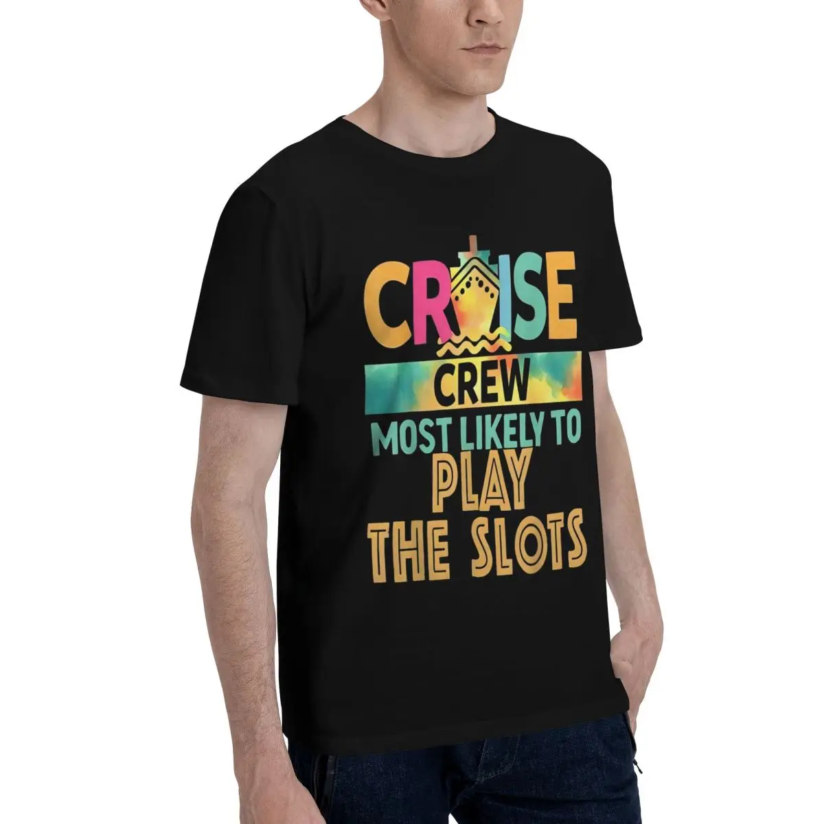 Cruise Crew Slots Fun Classic Campaign High quality Champion Tees Activity competition USA Size