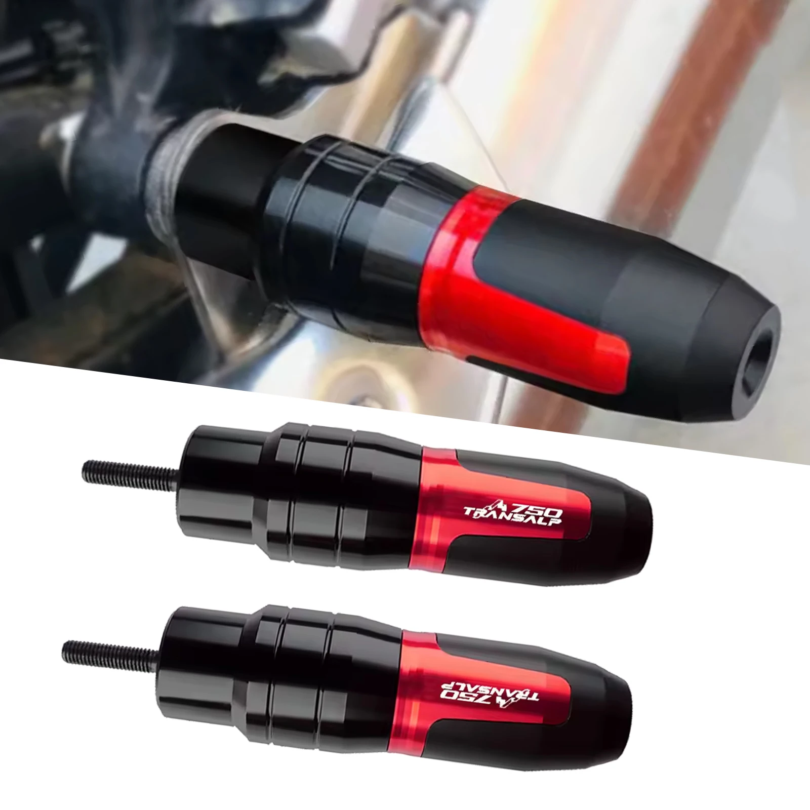 

For XL750 Transalp 2025 XL750 2025 NEW Falling Protection Parts Motorcycles CNC Exhaust Sliders Crash Pad Protector